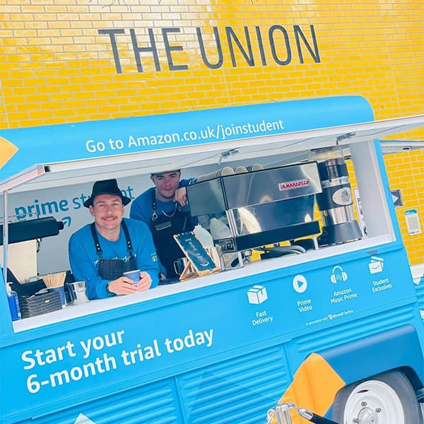 Henry's Coffee Van at a Tour Event